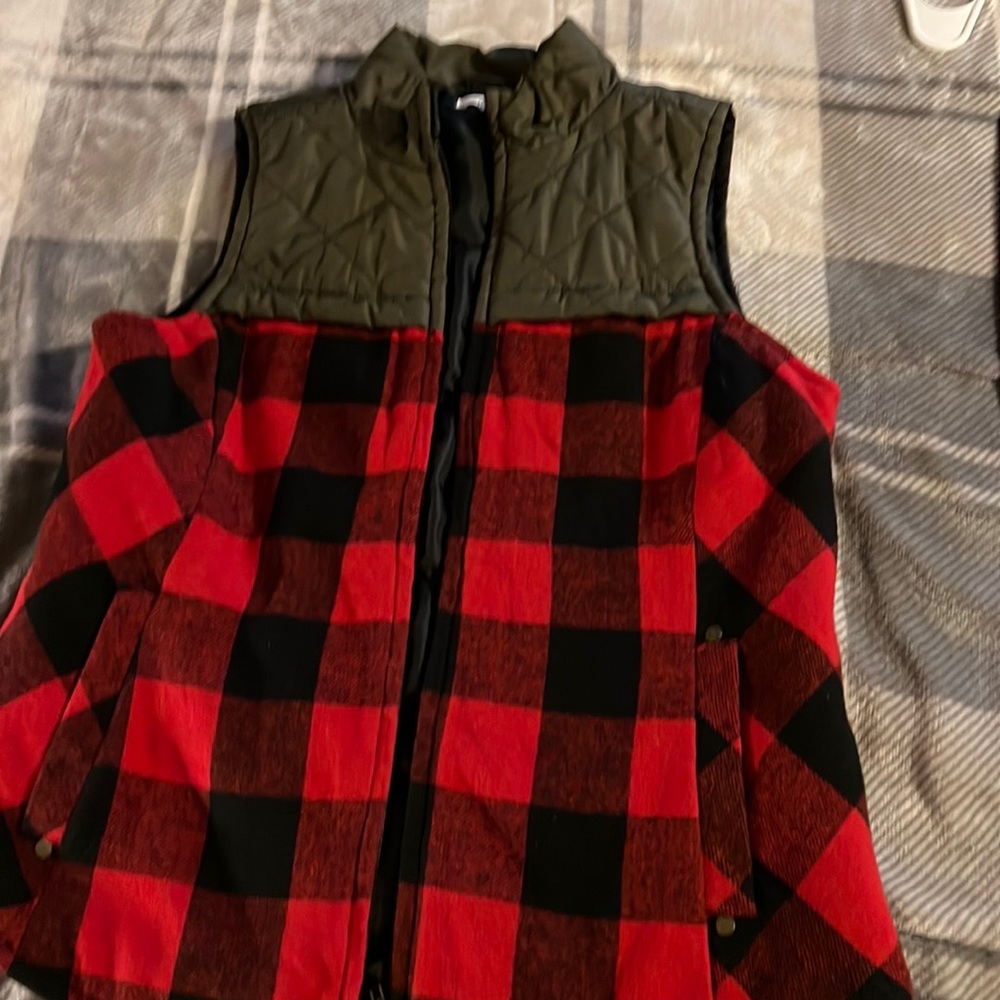 Maurice’s insulated plaid vest